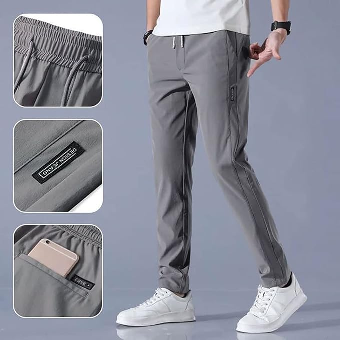 Combo of 2 Men's Sports Regular Fit Lycra Track Pants